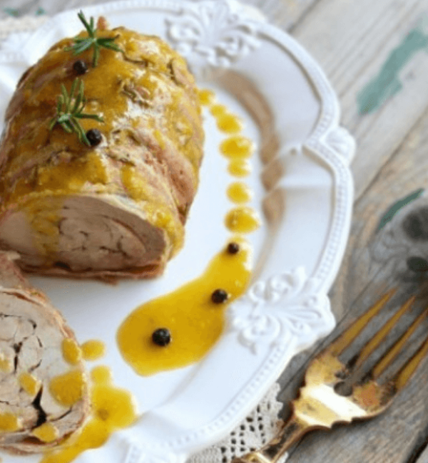 Arrosto di tacchino con verdure