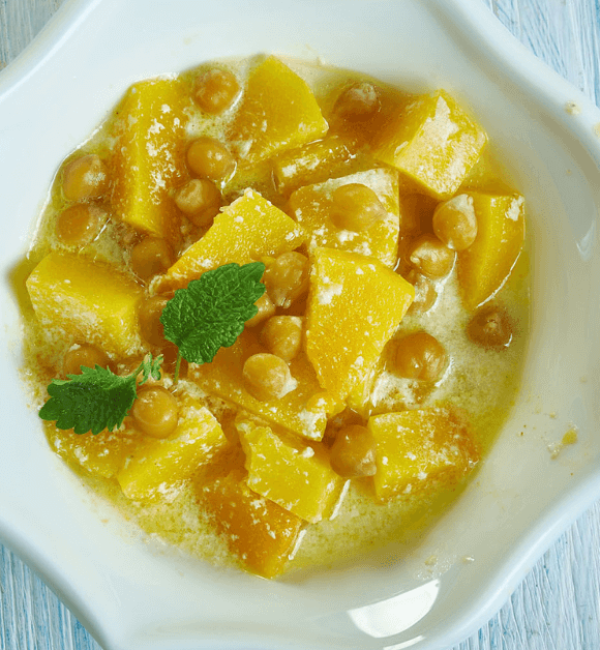 Curry di ceci e zucca