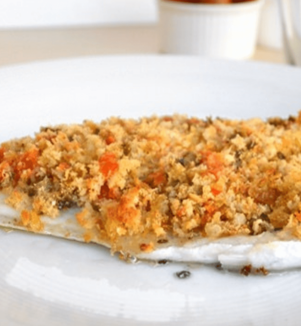 Filetto di orata gratinato al limone